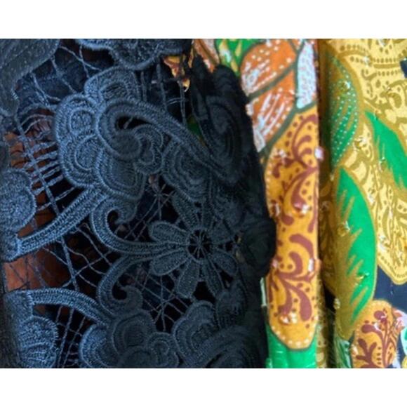 NWT $195 Farm Rio Garden Blouse - Picture 5 of 5